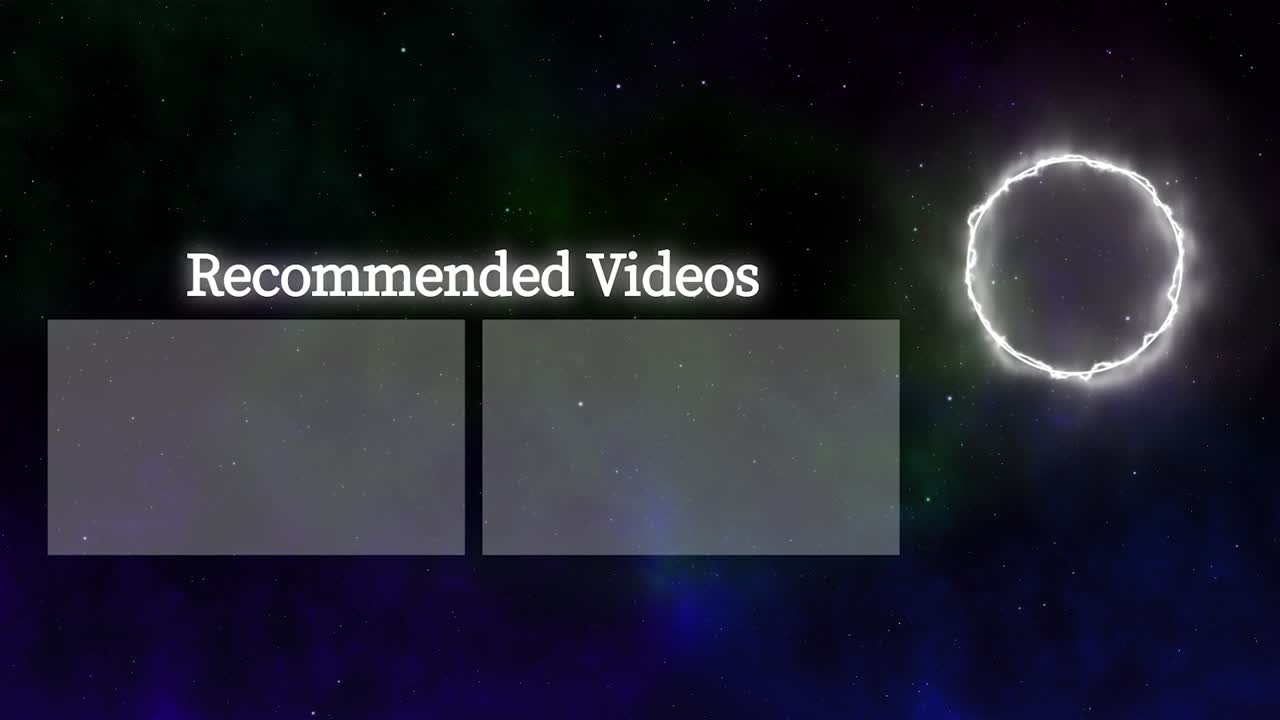 Simple gradation end card ending screen motion graphics