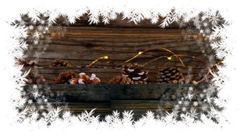 Christmas-snowflake-border-with-pine-cones