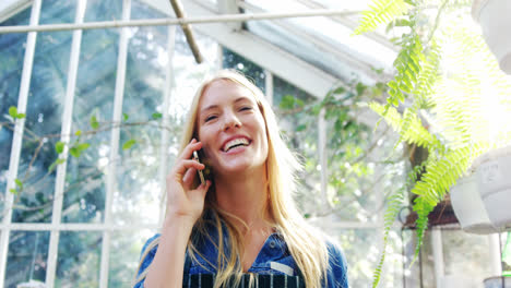 Beautiful-woman-talking-on-mobile-phone