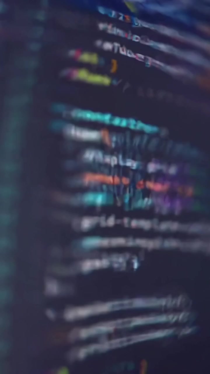 Close-up of Computer Screen Displaying Programming Code