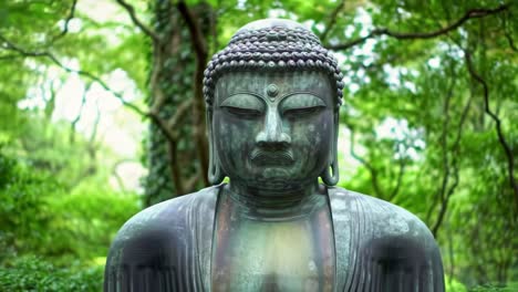 buddha statue in a garden