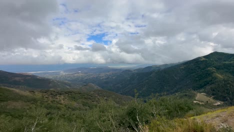 vista desde las montañas oquirrh hasta el valle de utah - panorama de gran ángulo