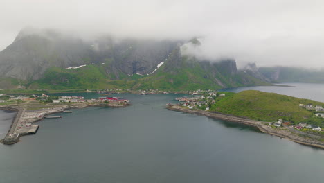 fishing village of reine on the island of moskenesøya, lofoten archipelago, norway