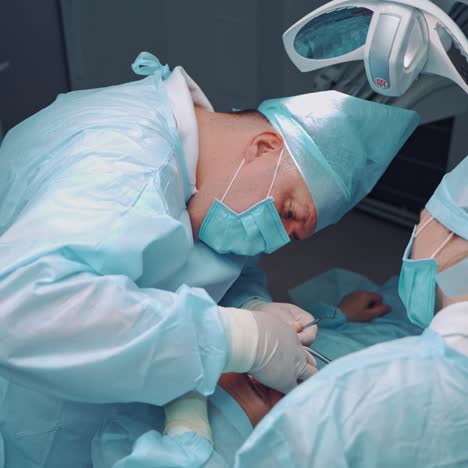 dentists working with client teeth