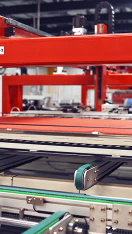 producing ecological solar system. manufacturing of solar panel system in factory vertical video