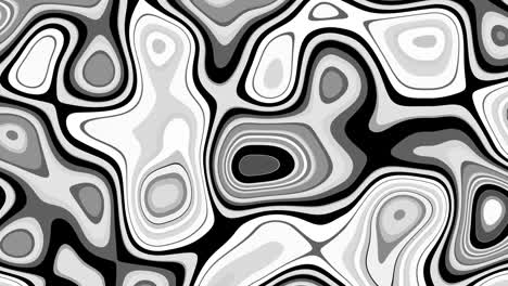 gráficos de movimiento de forma curva. animación con resolución 4k.