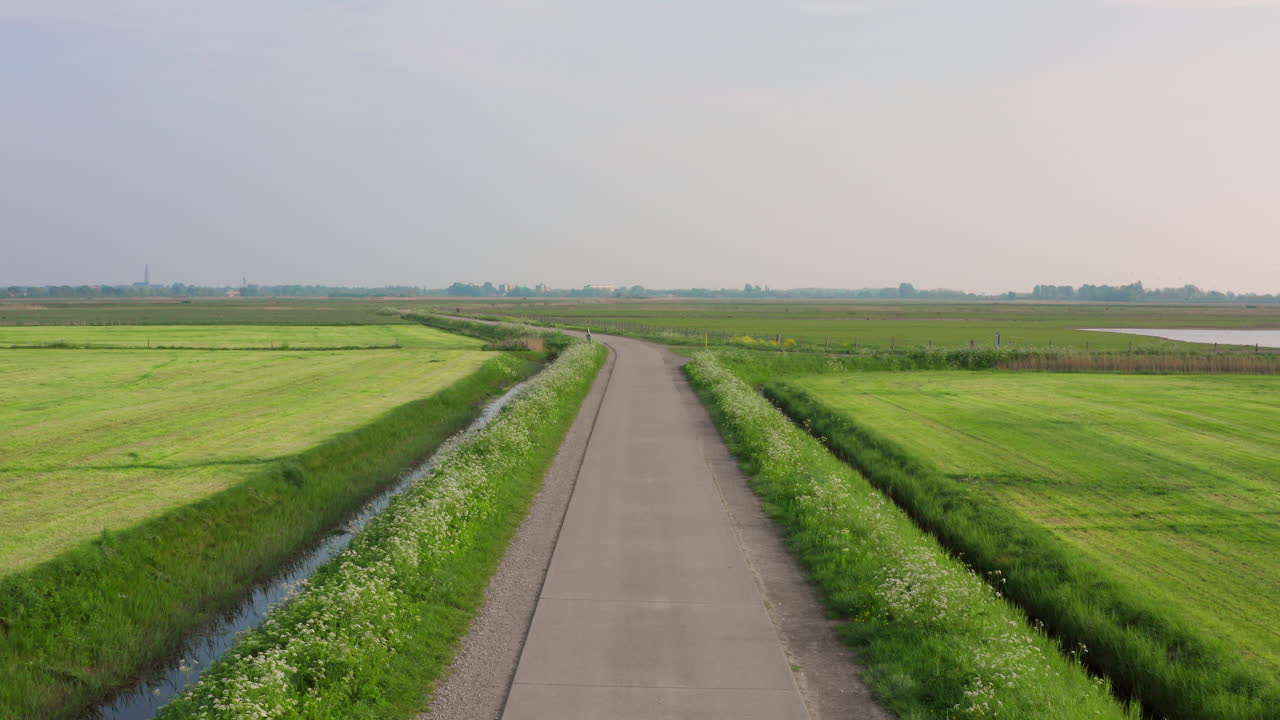 네덜란드 미들버그의 봄철 농촌 농업 지역