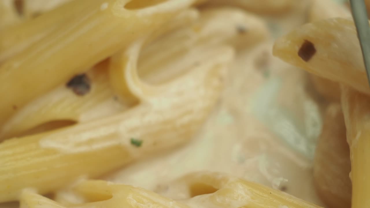 크림 페네 파스타 요리