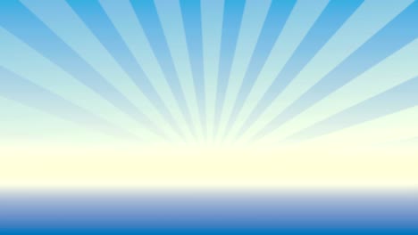 luz solar de fondo azul