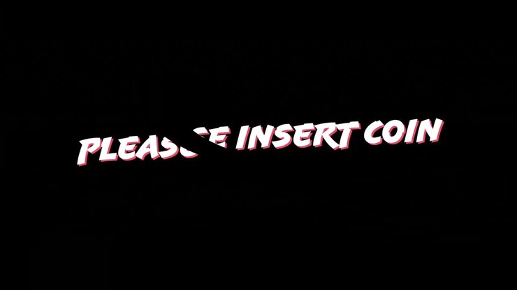 Words Please Insert coin in capital letter
