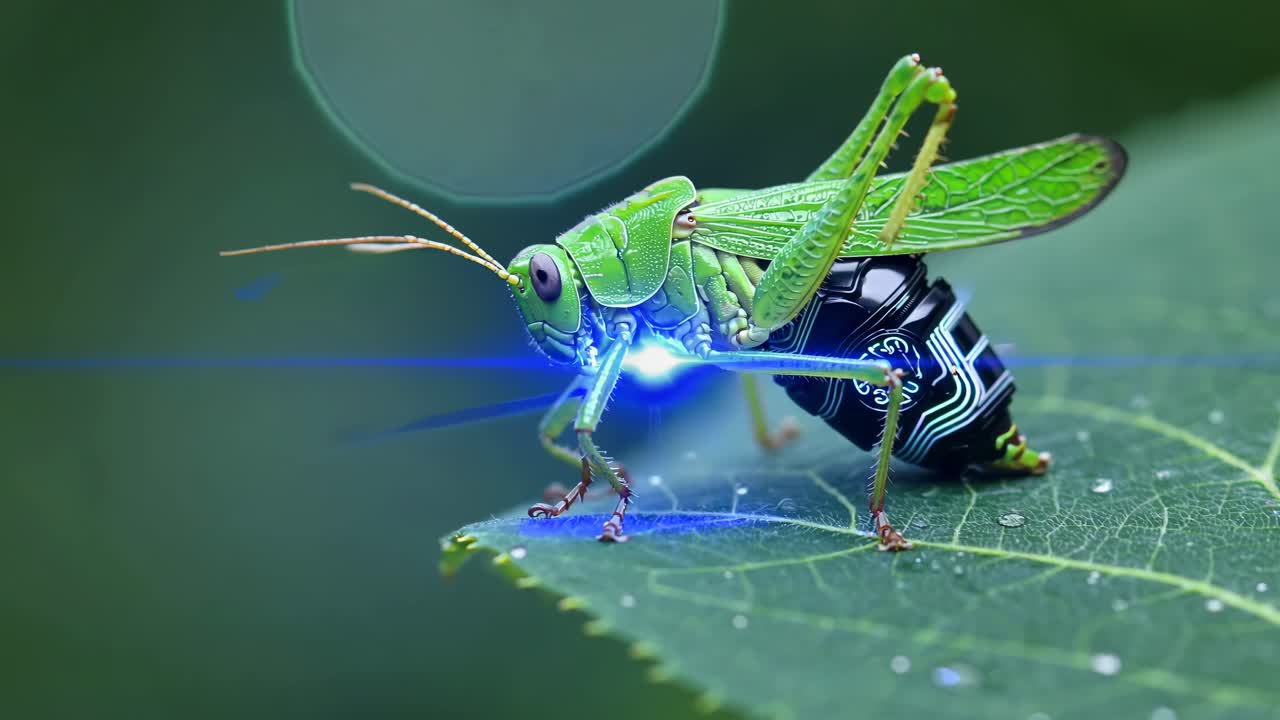 Cybernetic Grasshopper