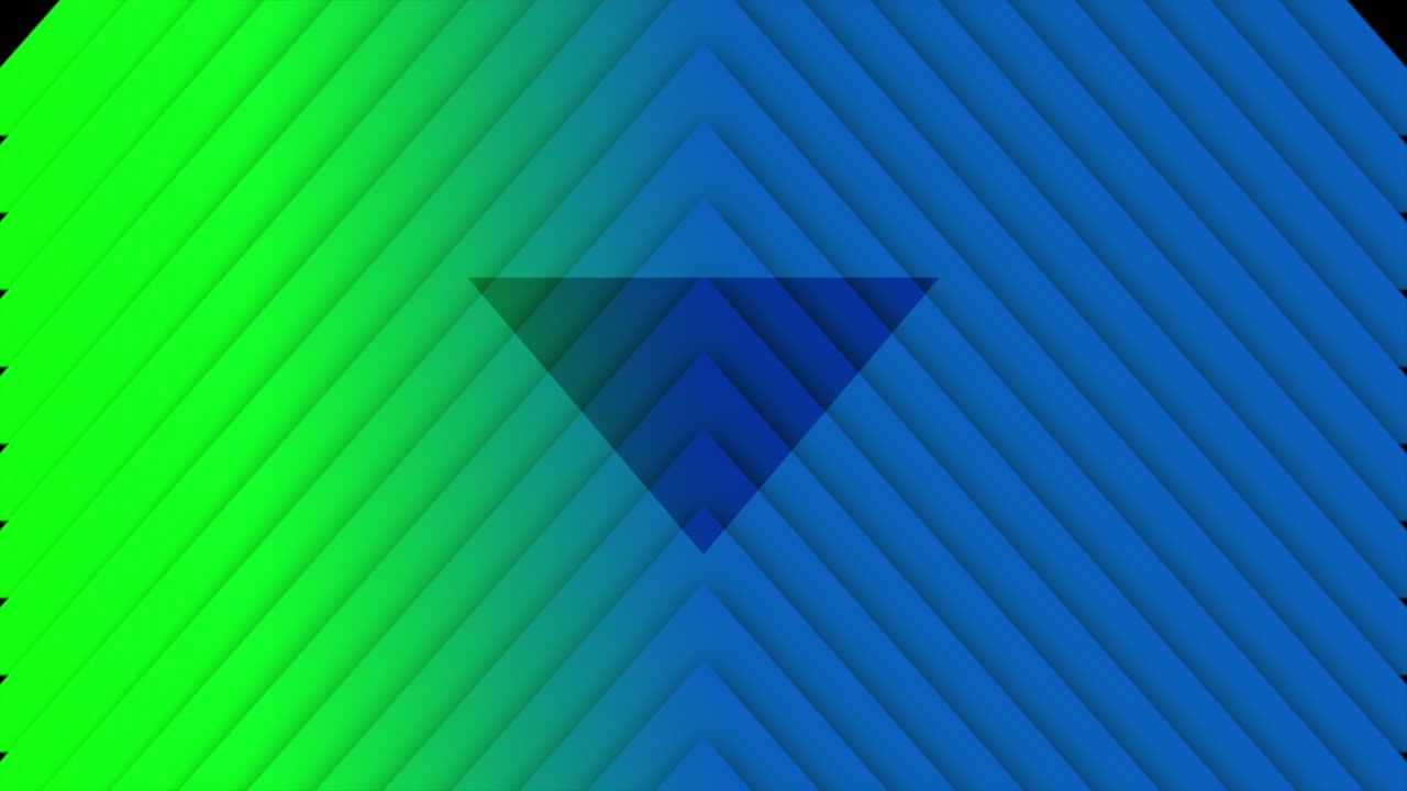 movimiento geométrico degradado verde y azul triángulos 1