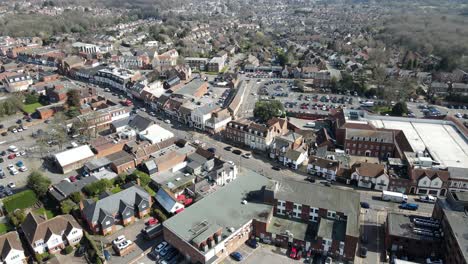 Billericay-Essex-Uk-Stadtzentrum-High-Street-Antenne