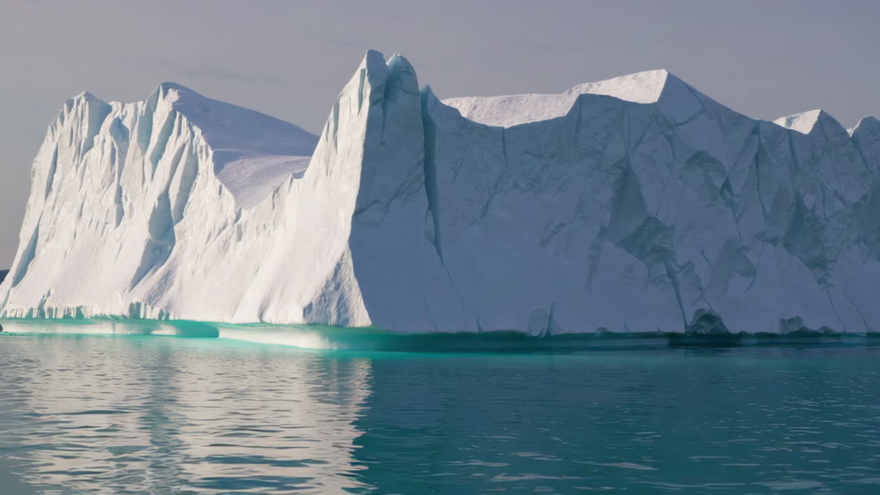 북극 해의 거대한 빙산