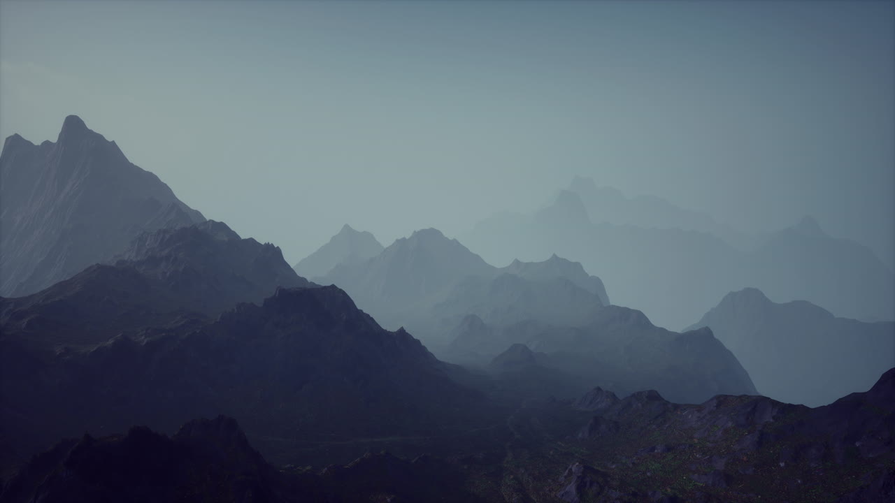 안개 같은 산맥