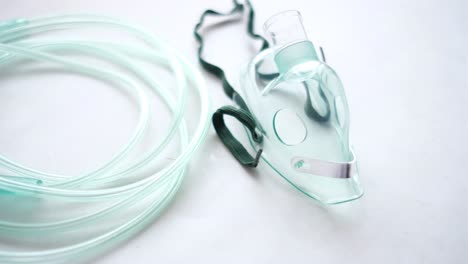 medical oxygen mask and tubing