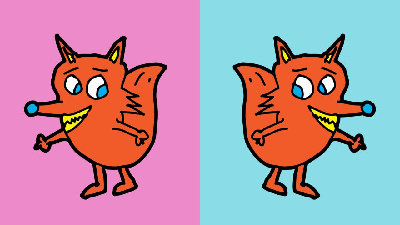 아이들이 팝 아트 그림을 그리고 있습니다. 페의 주제로 매이지 않는 배경입니다.