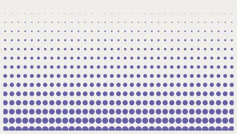 very peri animated halftone dots. minimal motion graphic elements in trendy very peri violet color