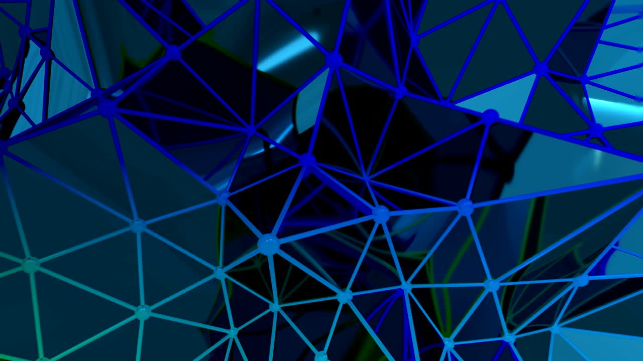 la red neuronal abstracta de 4k.