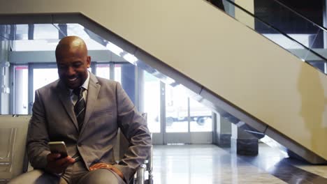 businessman using a smartphone