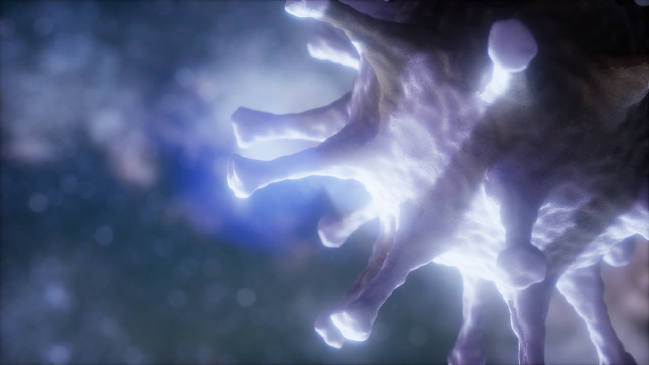 modelo macro de representación virtual del nuevo coronavirus covid-2019