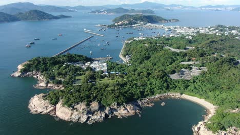 hong kong cheung chau, al suroeste de la isla de hong kong