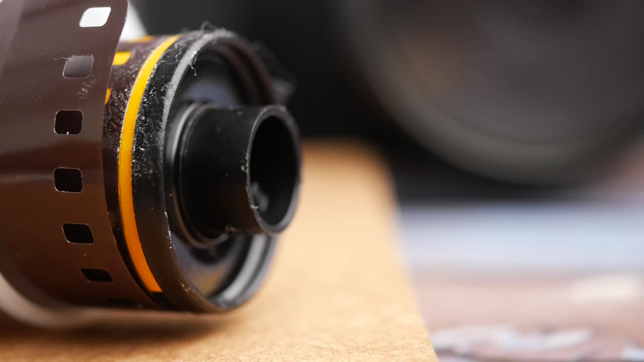 Close-up of a Film Roll