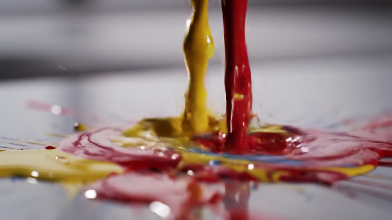 Spruzzi di vernice colorata