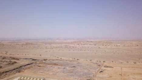 Aerial-of-Arava-Desert-Agriculture,-Israel