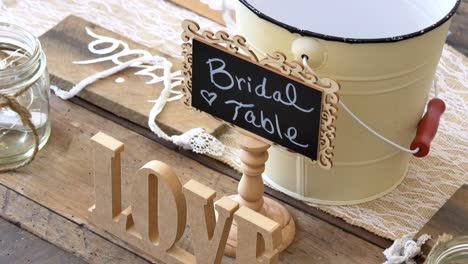 toma de un lugar de recepción de bodas