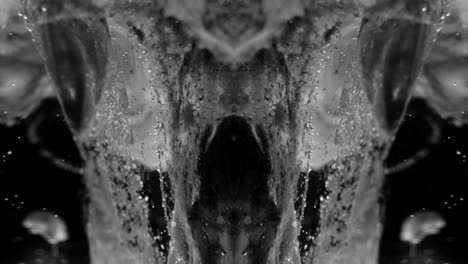abstract water splash symmetry