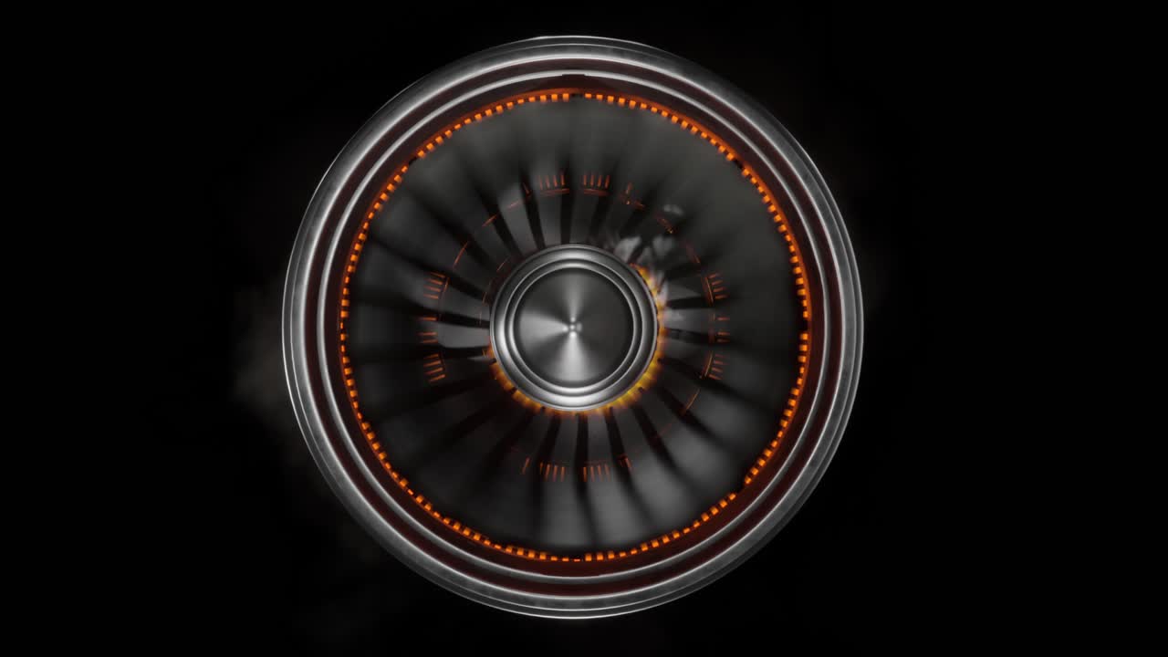 High-Tech Jet Engine