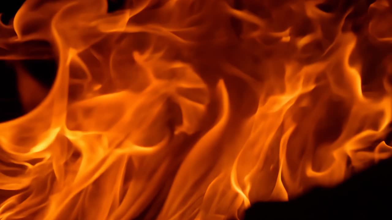 acercamiento de las llamas