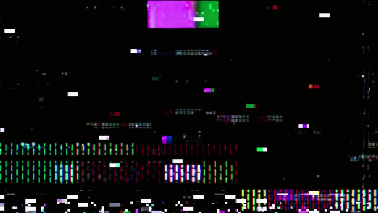 Digital Glitch and Signal Interference Effect
