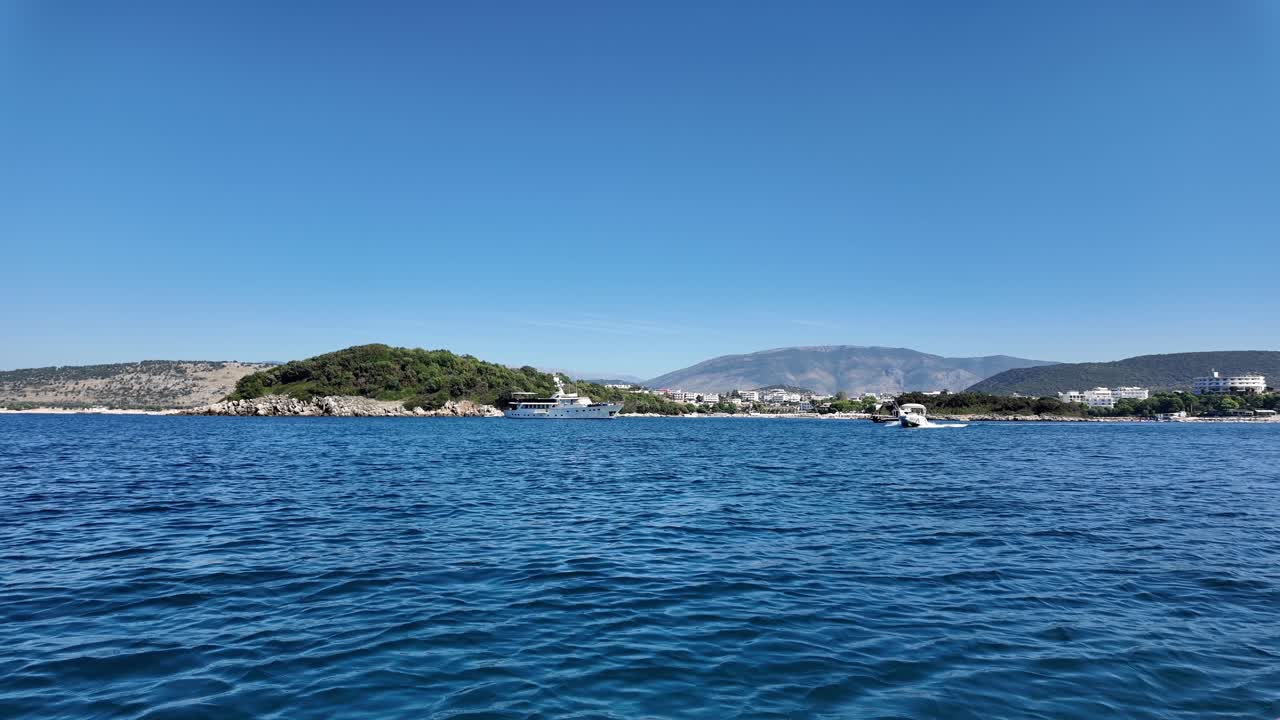Ksamil beach holiday Albania Albanian riviera beautiful summer weather