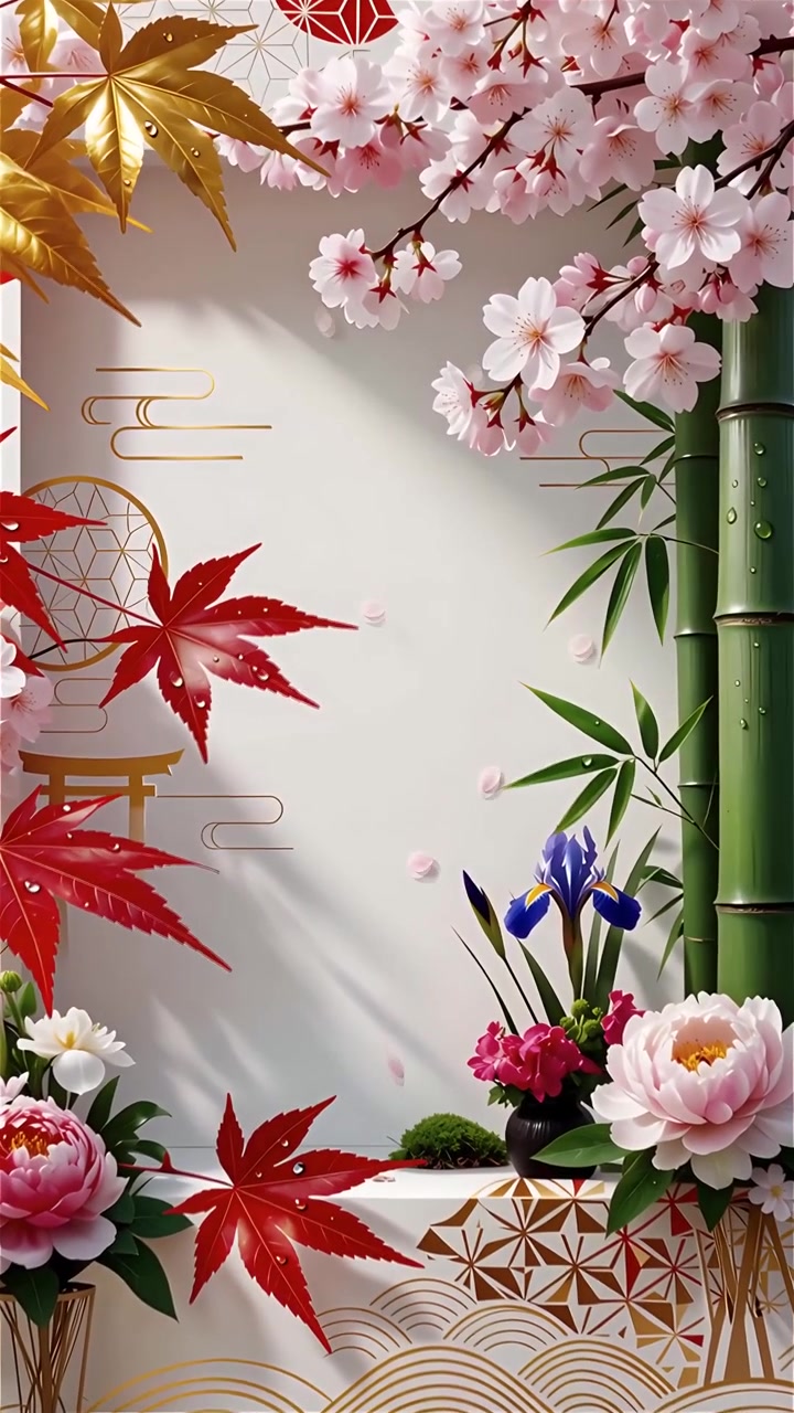 Sfondo Animato Cultura Giapponese 4K