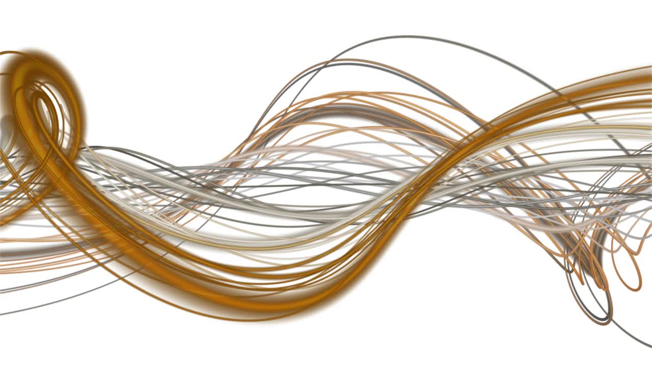 천천히 회전하는 줄무 객체와 함께 환상적인 애니메이션, 4096x2304 루프 4k