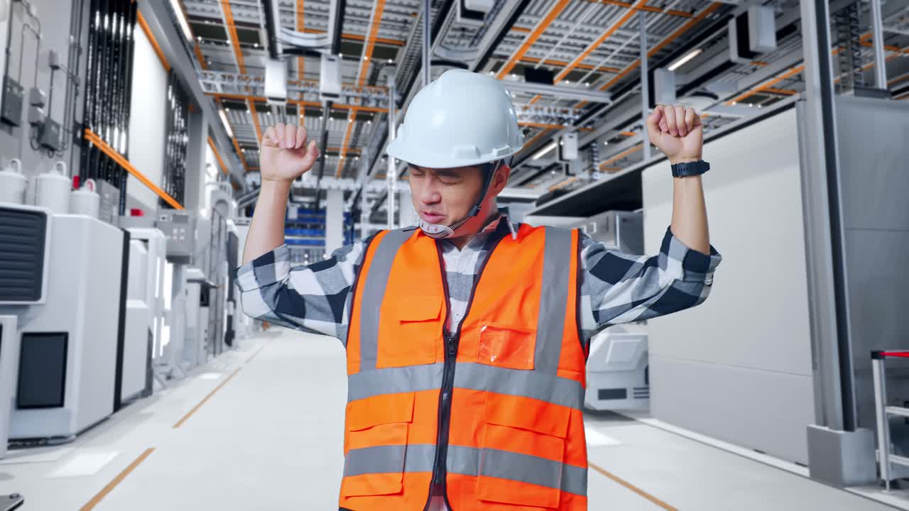 행복한 공장 노동자