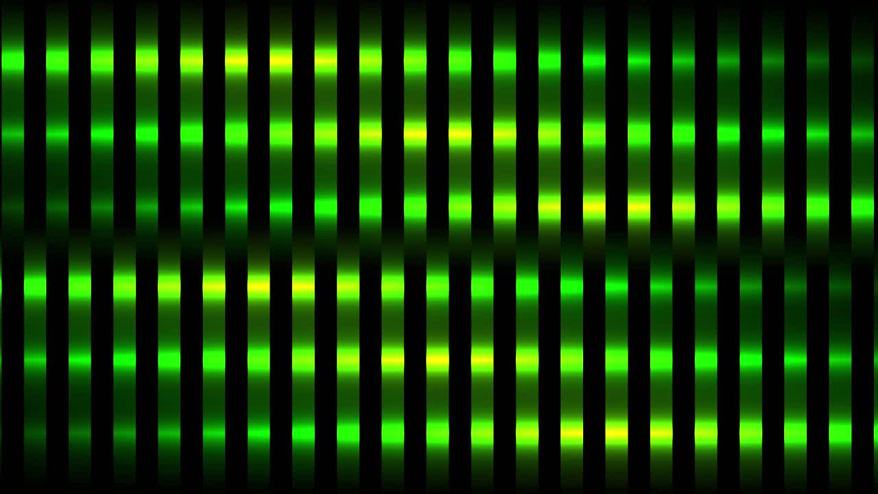 Abstract Glowing Green Vertical Stripes Background