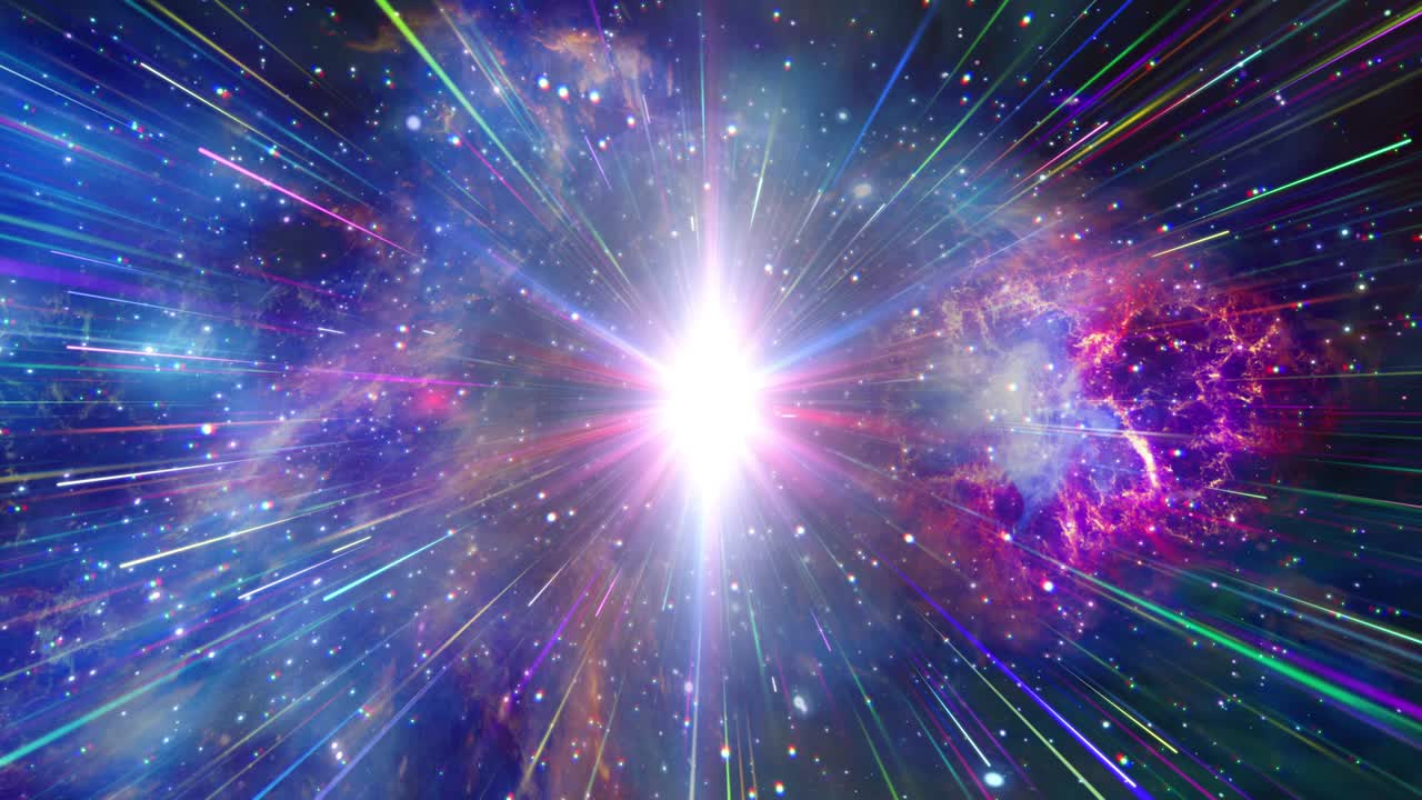 Space Wormhole Tunnel (Time Travel) 4K