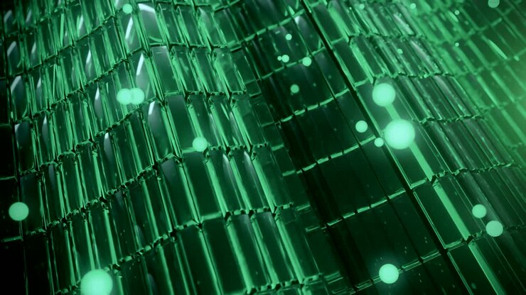 4K Abstract Glass Technology Blocks.
