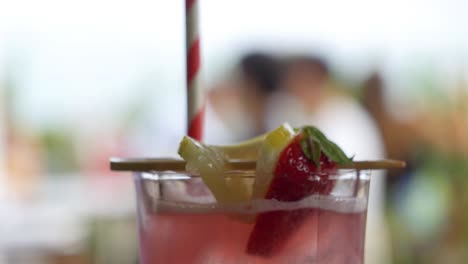 Close-up-of-vibrant-strawberry-lemon-drop-cocktail-at-Montpellier-bar
