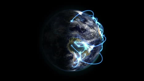 Shaded-Earth-with-blue-connections-in-movement-with-moving-clouds-with-Earth-image-courtesy-of-Nasa.