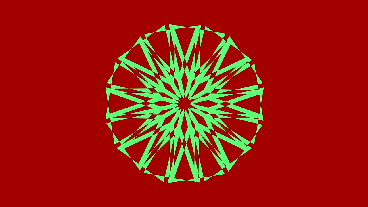 modelo de video 4k con efecto estroboscópico e hipnótico, en formato de video 16: 9.