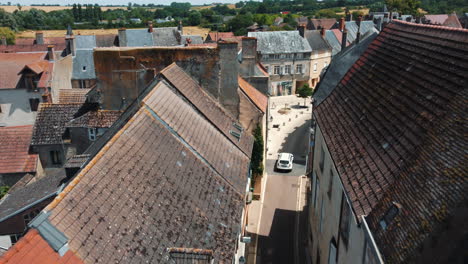 charming european village from above