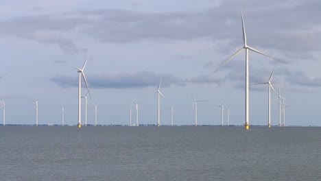 turbines spinning at fryslan wind far