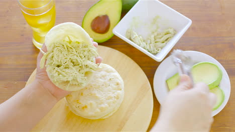 arepas, venezuelan dish made of corn flour