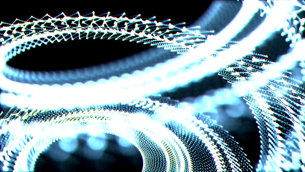 Loop Colour Particle seamless background