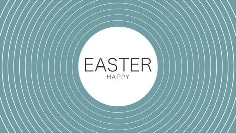 abstract easter design vibrant circular pattern with happy easter text