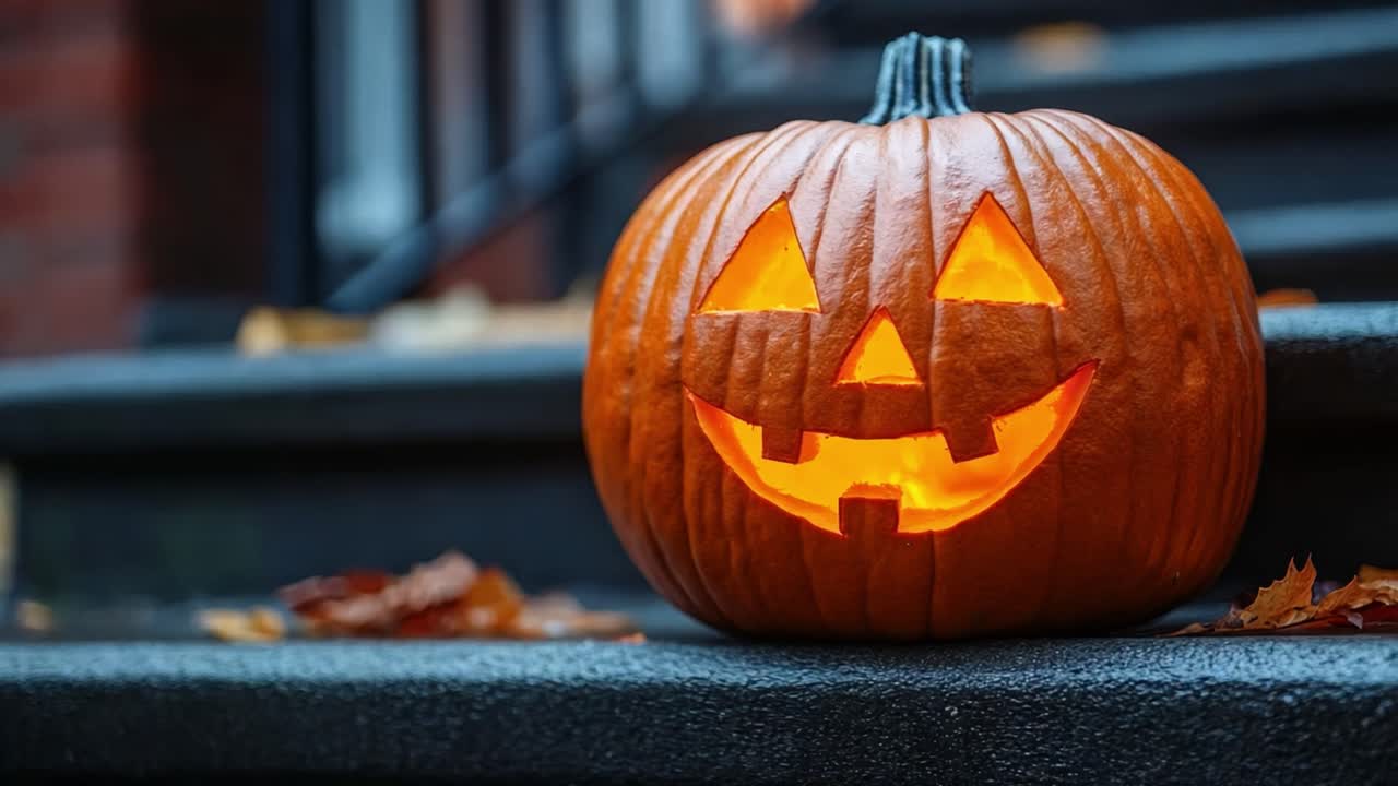 Decoración de calabaza de Halloween